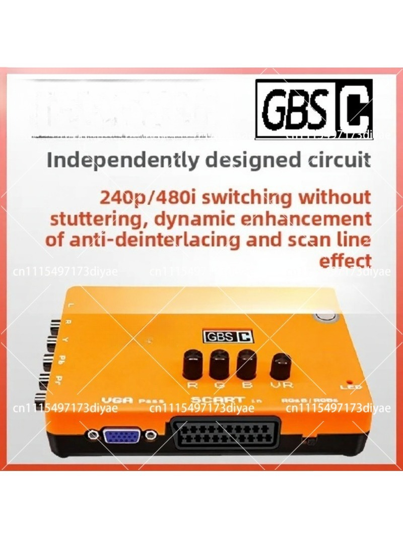 Retro Gaming Video - GBS-C Video Converter OSSC Alternative 480i