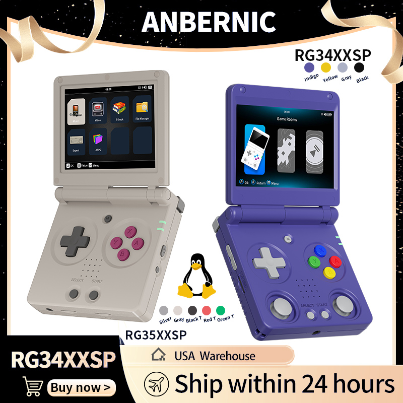 Anbernic RG34XXSP RG35XXSP Fli - đánh giá và giá Retro Gaming Portable