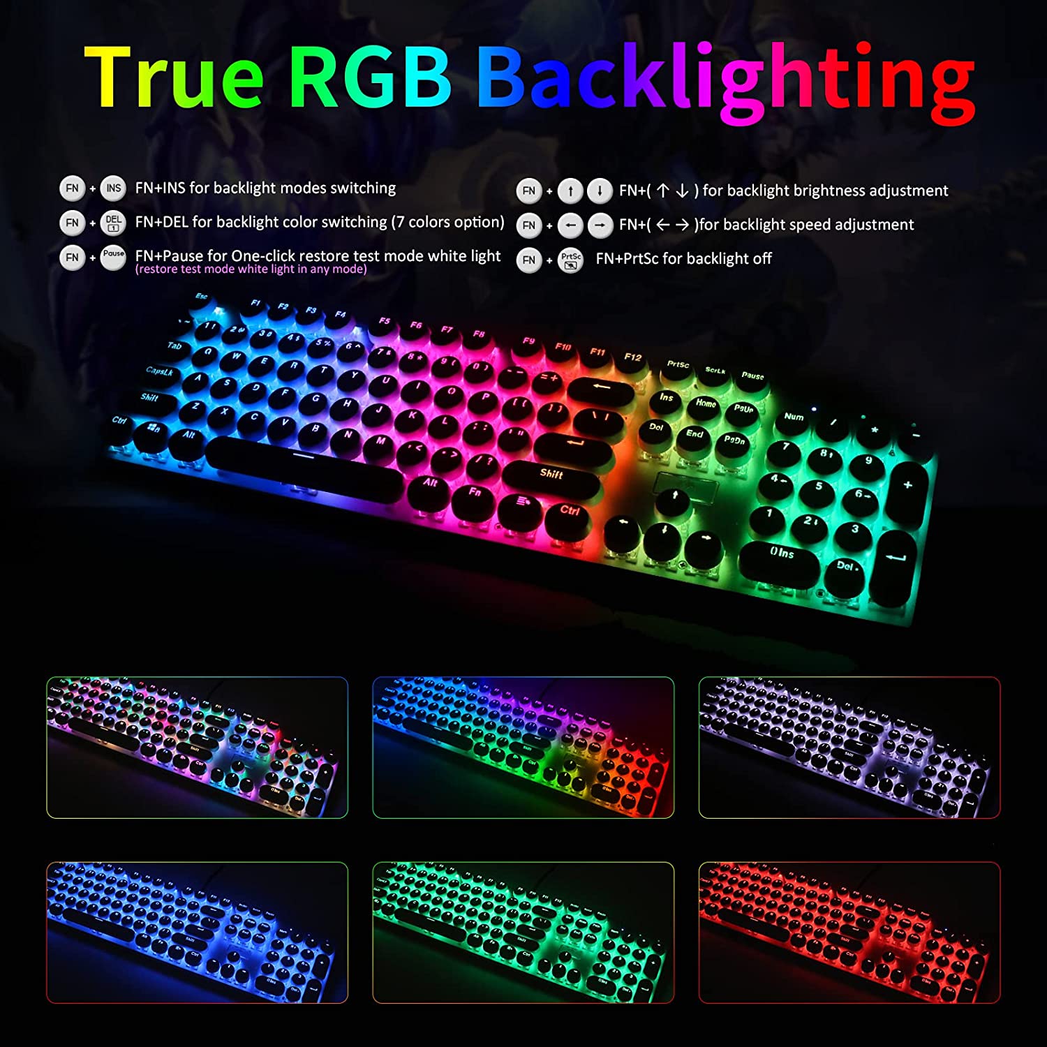 Mechanical Keyboard USB Wired  - đánh giá và giá Retro Gaming Uk