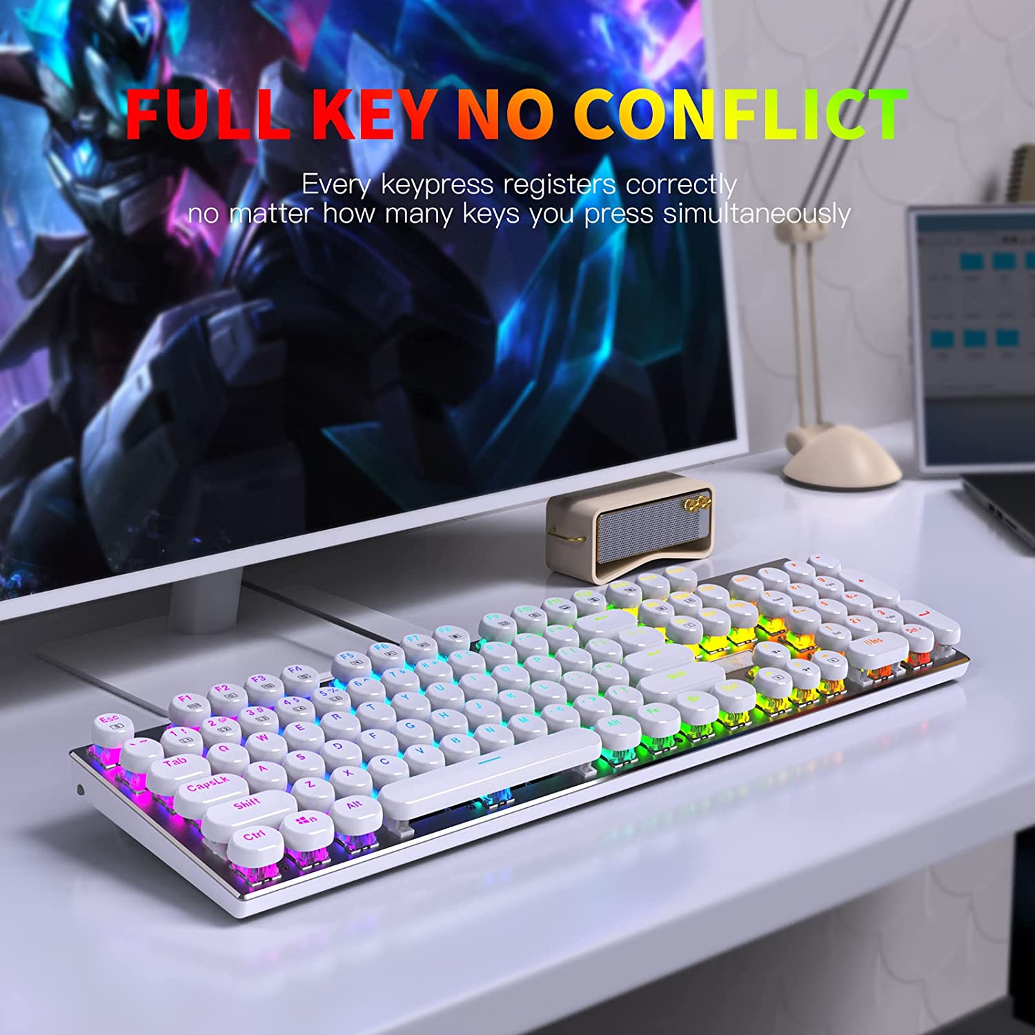 Mechanical Keyboard USB Wired  - đánh giá và giá Retro Gaming Uk