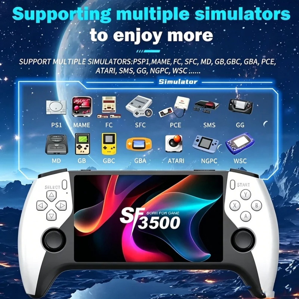 SF3500 5 inch Handheld Game Co - đánh giá và giá Retro Gaming Nostalgia